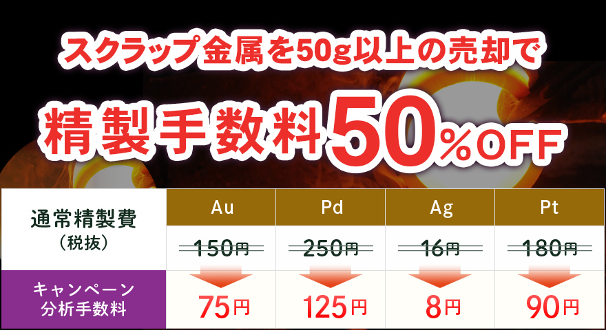 歯科スクラップ金属特典