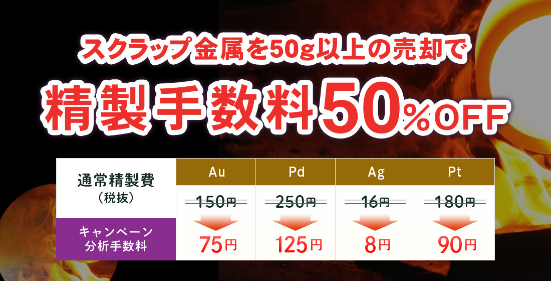歯科スクラップ金属特典