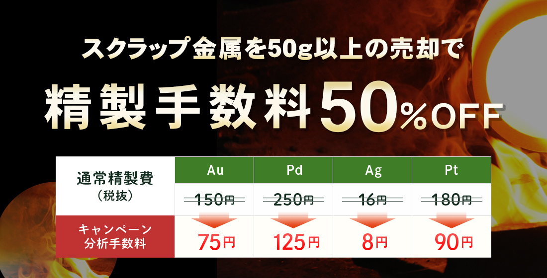 歯科スクラップ金属特典