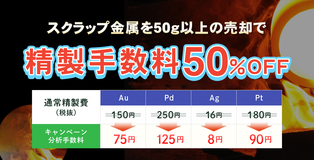 歯科スクラップ金属特典
