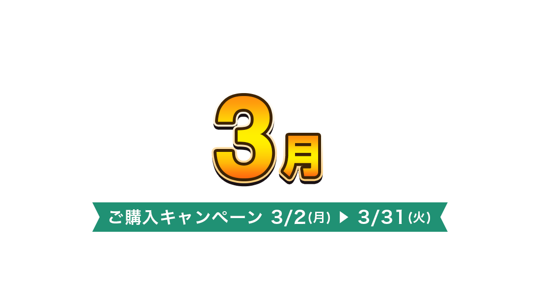 ご購入キャンペーン